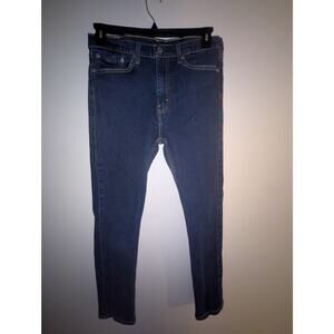 Levi's 510 Skinny Jeans Men,s 34x 32 Dark Wash